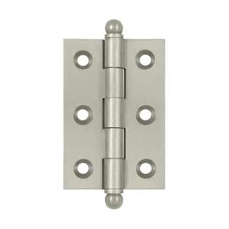 Patioplus 2.5 x 1-11/16 in. Hinge with Ball Tips, Satin Nickel - Solid PA2667035
